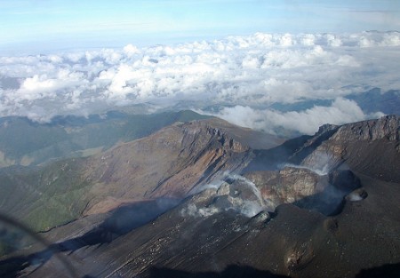 Aerial view of Galeras Aerial view of Galeras