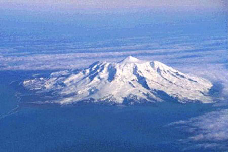 Aerial view of Heard Island