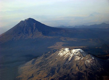 Popocatépetl and Iztaccíhuatl volcanoes Popocatépetl and Iztaccíhuatl volcanoes