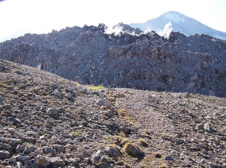 Steaming Novarupta Volcano (Kara Stenberg)