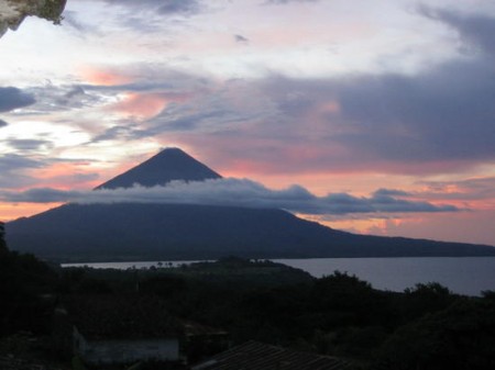 Concepción Volcano at sunset Concepción Volcano at sunset