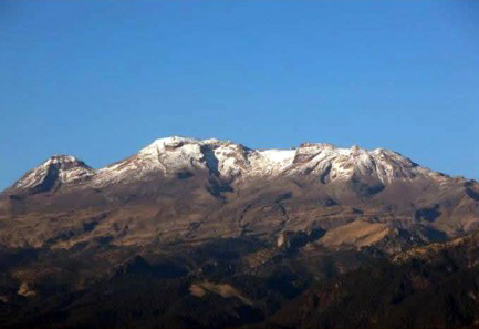 Iztaccíhuatl Volcano from a distance Iztaccíhuatl Volcano from a distance