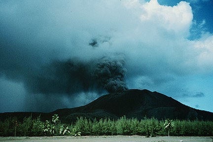 Pagan Volcano eruption in 1994