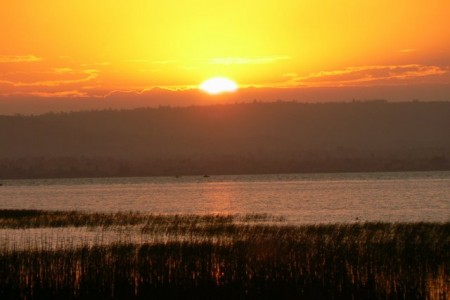 Sunset over Lake Awassa