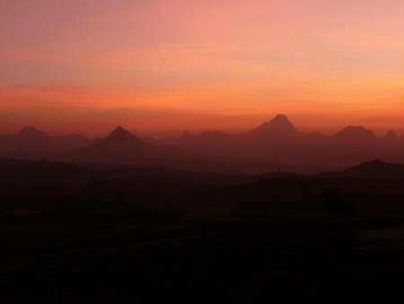 Early morning outside Adwa