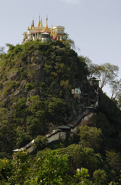 Nat's Temple on Mount Popa Nat's Temple on Mount Popa